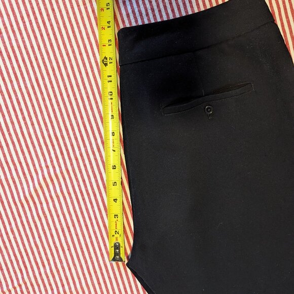 Cropped crepey tie-waist trousers - Picture 3 of 5
